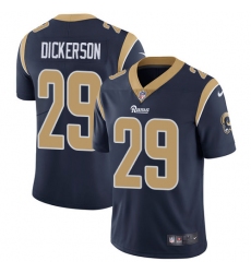 Men's Nike Los Angeles Rams #29 Eric Dickerson Navy Blue Team Color Vapor Untouchable Limited Player NFL Jersey