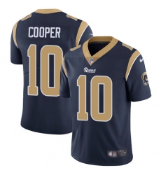 Men's Nike Los Angeles Rams #10 Pharoh Cooper Navy Blue Team Color Vapor Untouchable Limited Player NFL Jersey