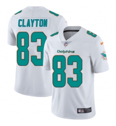 Youth Nike Miami Dolphins #83 Mark Clayton White Vapor Untouchable Limited Player NFL Jersey