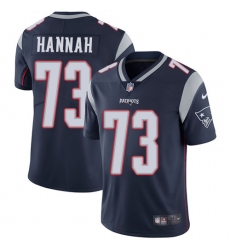 Youth Nike New England Patriots #73 John Hannah Navy Blue Team Color Vapor Untouchable Limited Player NFL Jersey