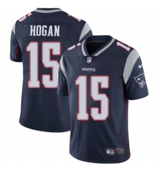 Youth Nike New England Patriots #15 Chris Hogan Navy Blue Team Color Vapor Untouchable Limited Player NFL Jersey