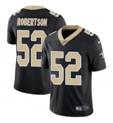 Youth Nike New Orleans Saints #52 Craig Robertson Black Team Color Vapor Untouchable Limited Player NFL Jersey