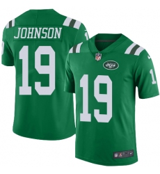Youth Nike New York Jets #19 Keyshawn Johnson Limited Green Rush Vapor Untouchable NFL Jersey