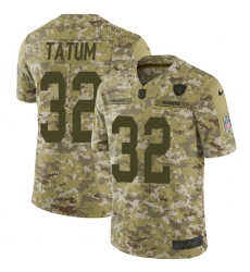 Men's Nike Oakland Raiders #32 Jack Tatum Limited Camo 2018 Salute to Service NFL Jersey