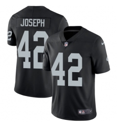 Men's Nike Oakland Raiders #42 Karl Joseph Black Team Color Vapor Untouchable Limited Player NFL Jersey