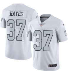 Youth Nike Oakland Raiders #37 Lester Hayes Limited White Rush Vapor Untouchable NFL Jersey