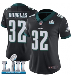 Women's Nike Philadelphia Eagles #32 Rasul Douglas Black Alternate Vapor Untouchable Limited Player Super Bowl LII NFL Jersey