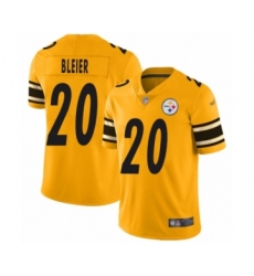 Women's Pittsburgh Steelers #20 Rocky Bleier Limited Gold Inverted Legend Football Jersey
