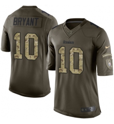 Youth Nike Pittsburgh Steelers #10 Martavis Bryant Elite Green Salute to Service NFL Jersey