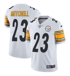 Youth Nike Pittsburgh Steelers #23 Mike Mitchell White Vapor Untouchable Limited Player NFL Jersey