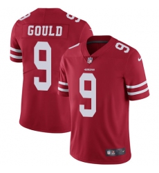 Men's Nike San Francisco 49ers #9 Robbie Gould Red Team Color Vapor Untouchable Limited Player NFL Jersey
