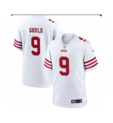 Men's San Francisco 49ers #9 Robbie Gould 2022 New White Vapor Untouchable Limited Stitched Jersey