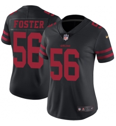 Women's Nike San Francisco 49ers #56 Reuben Foster Black Vapor Untouchable Limited Player NFL Jersey