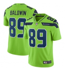 Men's Nike Seattle Seahawks #89 Doug Baldwin Limited Green Rush Vapor Untouchable NFL Jersey