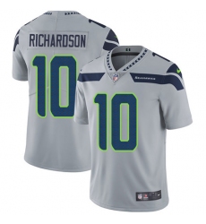Men's Nike Seattle Seahawks #10 Paul Richardson Grey Alternate Vapor Untouchable Limited Player NFL Jersey