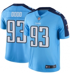Men's Nike Tennessee Titans #93 Kevin Dodd Light Blue Team Color Vapor Untouchable Limited Player NFL Jersey