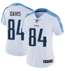 Women's Nike Tennessee Titans #84 Corey Davis White Vapor Untouchable Limited Player NFL Jersey