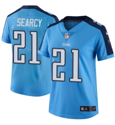 Women's Nike Tennessee Titans #21 Da'Norris Searcy Elite Light Blue Team Color NFL Jersey