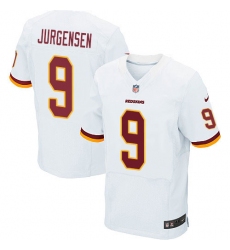 Men's Nike Washington Redskins #9 Sonny Jurgensen Elite White NFL Jersey