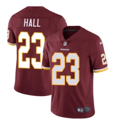 Men's Nike Washington Redskins #23 DeAngelo Hall Burgundy Red Team Color Vapor Untouchable Limited Player NFL Jersey