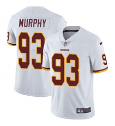Youth Nike Washington Redskins #93 Trent Murphy White Vapor Untouchable Limited Player NFL Jersey