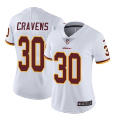 Women's Nike Washington Redskins #30 Su'a Cravens White Vapor Untouchable Limited Player NFL Jersey