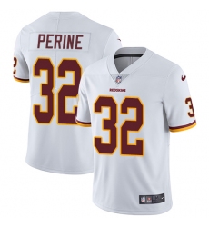 Men's Nike Washington Redskins #32 Samaje Perine White Vapor Untouchable Limited Player NFL Jersey