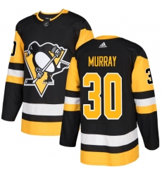 Men's Adidas Pittsburgh Penguins #30 Matt Murray Premier Black Home NHL Jersey