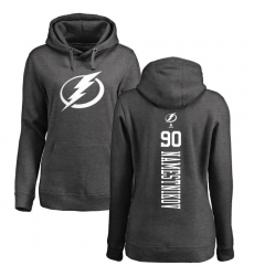 NHL Women's Adidas Tampa Bay Lightning #90 Vladislav Namestnikov Charcoal One Color Backer Pullover Hoodie