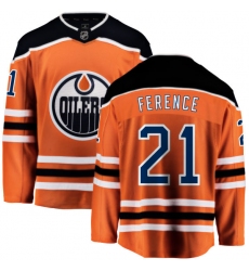 Youth Edmonton Oilers #21 Andrew Ference Fanatics Branded Orange Home Breakaway NHL Jersey