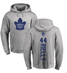 NHL Adidas Toronto Maple Leafs #44 Morgan Rielly Ash Backer Pullover Hoodie