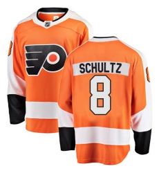 Youth Philadelphia Flyers #8 Dave Schultz Fanatics Branded Orange Home Breakaway NHL Jersey