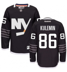 Youth Reebok New York Islanders #86 Nikolay Kulemin Authentic Black Third NHL Jersey