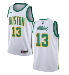 Women's Nike Boston Celtics #13 Marcus Morris Swingman White NBA Jersey - City Edition