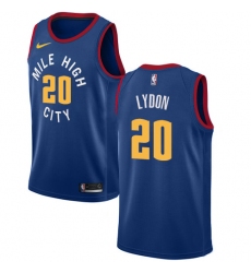 Youth Nike Denver Nuggets #20 Tyler Lydon Swingman Light Blue Alternate NBA Jersey Statement Edition
