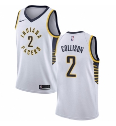 Women's Nike Indiana Pacers #2 Darren Collison Swingman White NBA Jersey - Association Edition