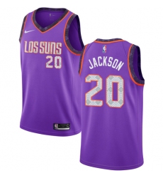 Men's Nike Phoenix Suns #20 Josh Jackson Swingman Purple NBA Jersey - 2018 19 City Edition