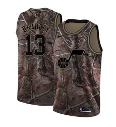 Women's Nike Utah Jazz #13 Tony Bradley Swingman Camo Realtree Collection NBA Jersey