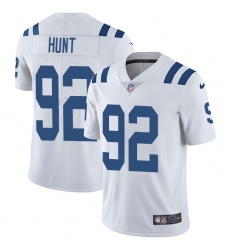 Youth Nike Indianapolis Colts #92 Margus Hunt White Vapor Untouchable Limited Player NFL Jersey