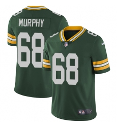 Men's Nike Green Bay Packers #68 Kyle Murphy Green Team Color Vapor Untouchable Limited Player NFL Jersey