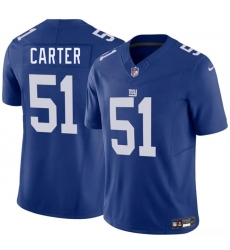 Men's New York Giants #51 Abdul Carter Blue 2025 Draft F.U.S.E. Vapor Untouchable Limited Football Stitched Jersey