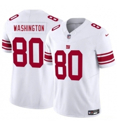 Men's New York Giants #80 Montrell Washington White 2025 F.U.S.E. Vapor Untouchable Limited Football Stitched Jersey