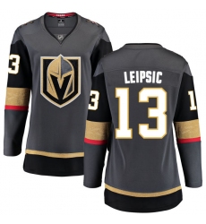 Women's Vegas Golden Knights #13 Brendan Leipsic Authentic Black Home Fanatics Branded Breakaway NHL Jersey