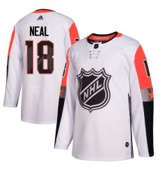 Youth Adidas Vegas Golden Knights #18 James Neal Authentic White 2018 All-Star Pacific Division NHL Jersey