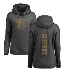 NHL Women's Adidas Vegas Golden Knights #88 Nate Schmidt Charcoal One Color Backer Pullover Hoodie