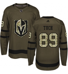 Youth Adidas Vegas Golden Knights #89 Alex Tuch Authentic Green Salute to Service NHL Jersey