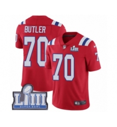 Youth Nike New England Patriots #70 Adam Butler Red Alternate Vapor Untouchable Limited Player Super Bowl LIII Bound NFL Jersey