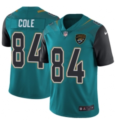Youth Nike Jacksonville Jaguars #84 Keelan Cole Teal Green Team Color Vapor Untouchable Limited Player NFL Jersey