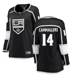 Women's Los Angeles Kings #14 Mike Cammalleri Authentic Black Home Fanatics Branded Breakaway NHL Jersey