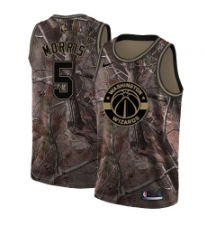 Men's Nike Washington Wizards #5 Markieff Morris Swingman Camo Realtree Collection NBA Jersey